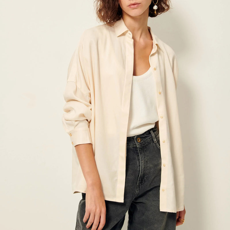 Lady D Blouse fleur de sel