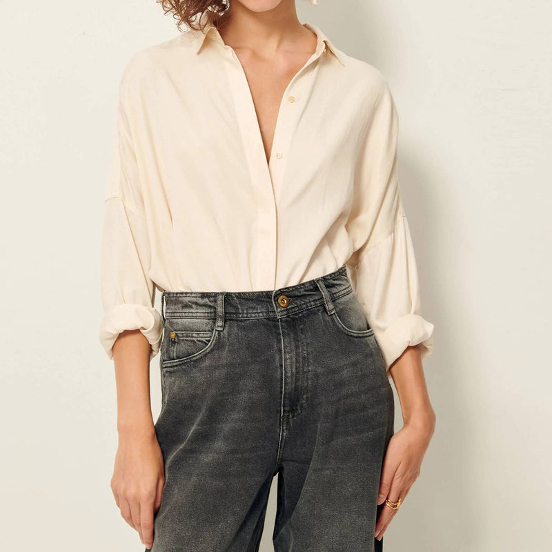 Lady D Blouse fleur de sel