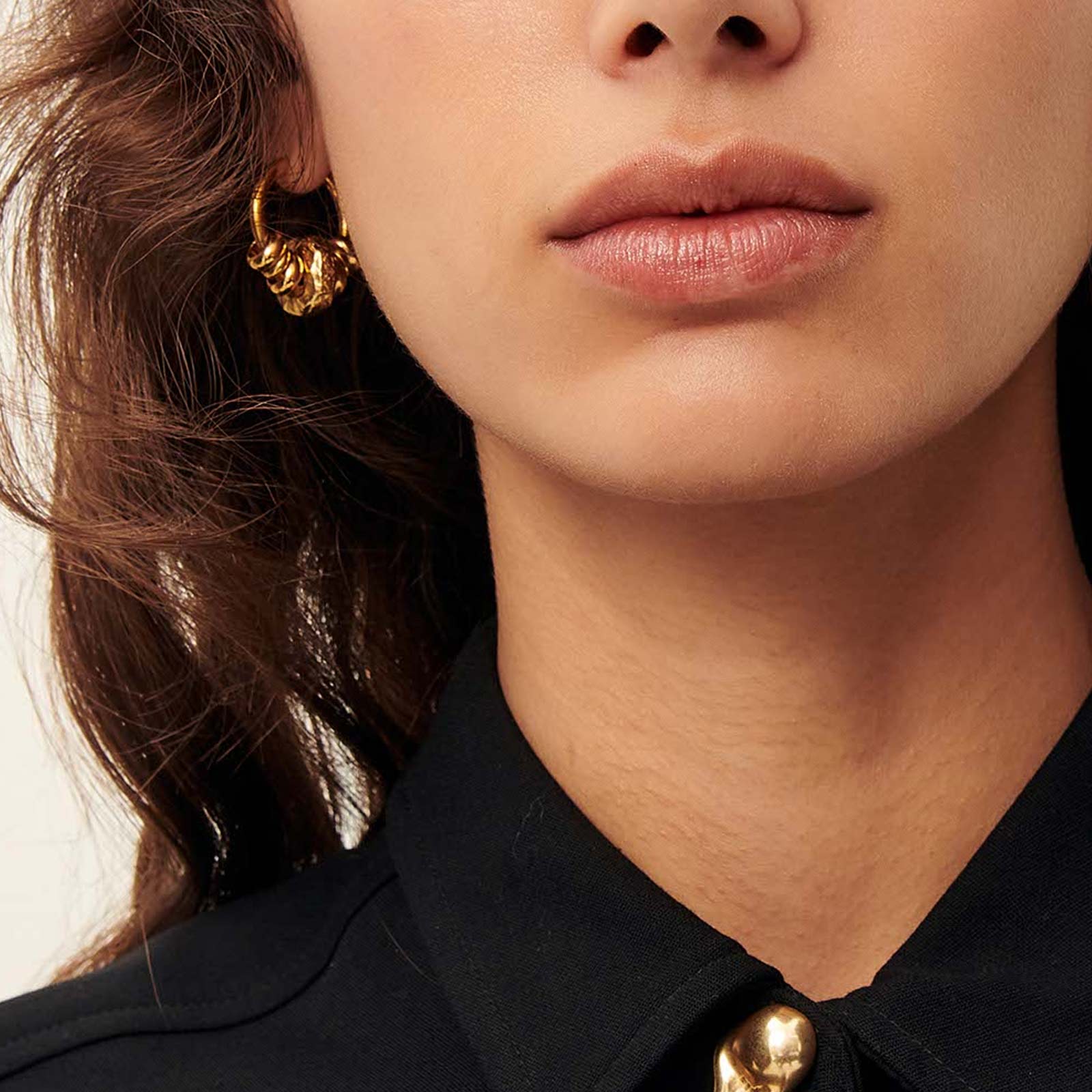 Leelo Earrings doré Sessùn