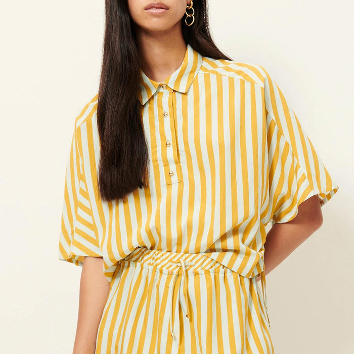 Lido Cropped Polo lagune Sessùn