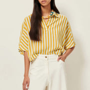 Lido Cropped Polo lagune Sessùn