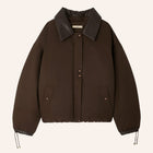 Livingcold Oversized Puff Jacket kaki brown