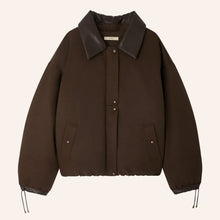 Livingcold Oversized Puff Jacket kaki brown