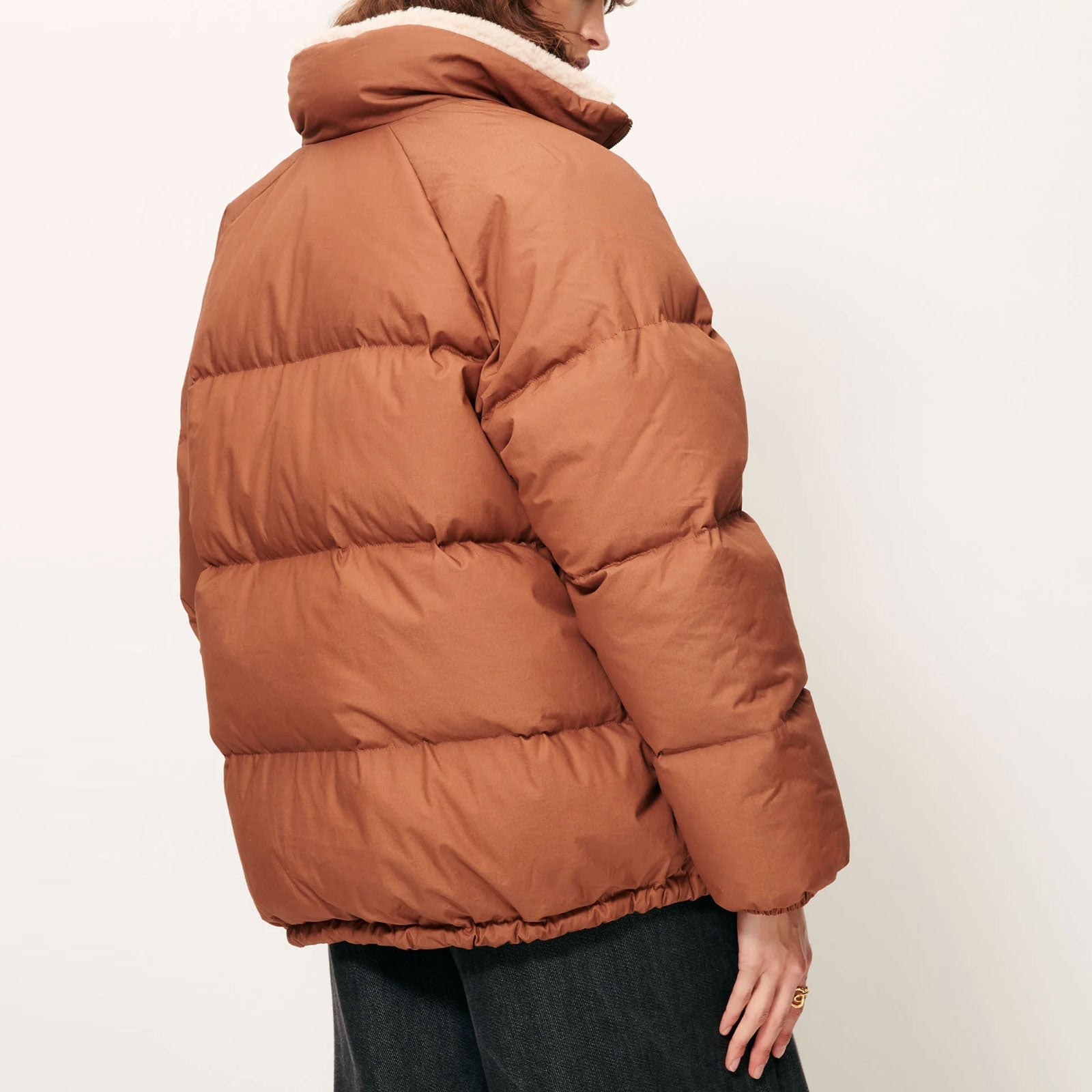 Livingstone Oversized Puff Jacket alezan Sessùn