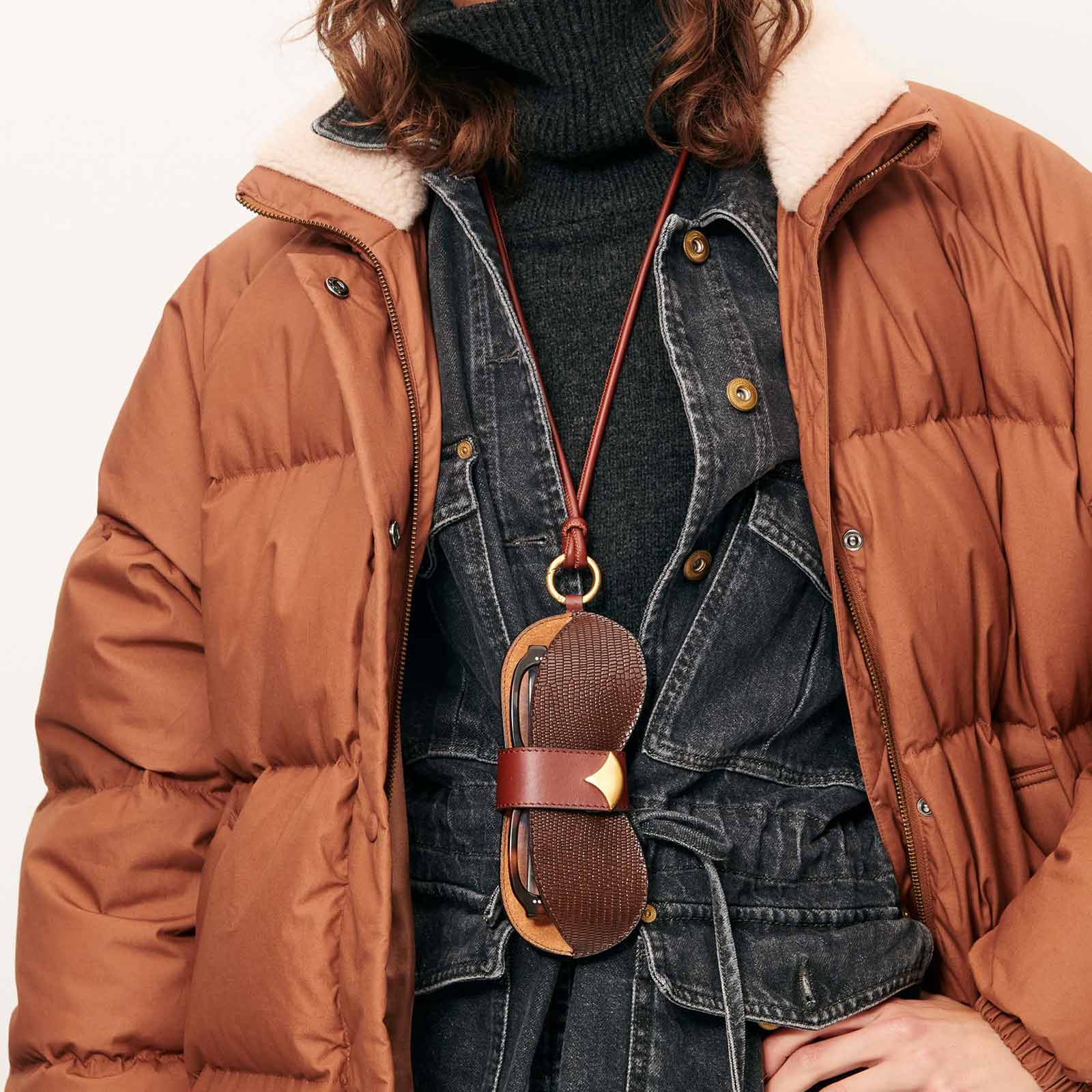 Livingstone Oversized Puff Jacket alezan Sessùn