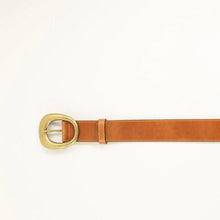 Luan Leather Belt clay brown Sessùn