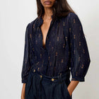Lylee Blouse navy domiu