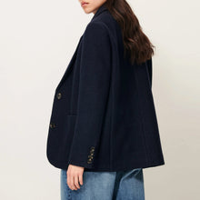Madawool Wooly Jacket navy Sessùn