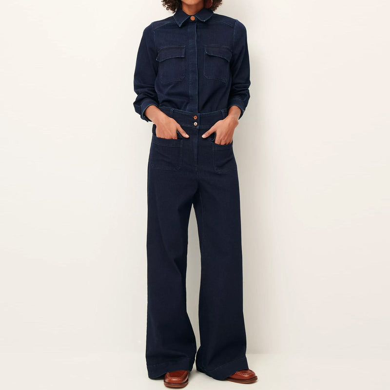 Manhattan Pants denim blue Sessùn