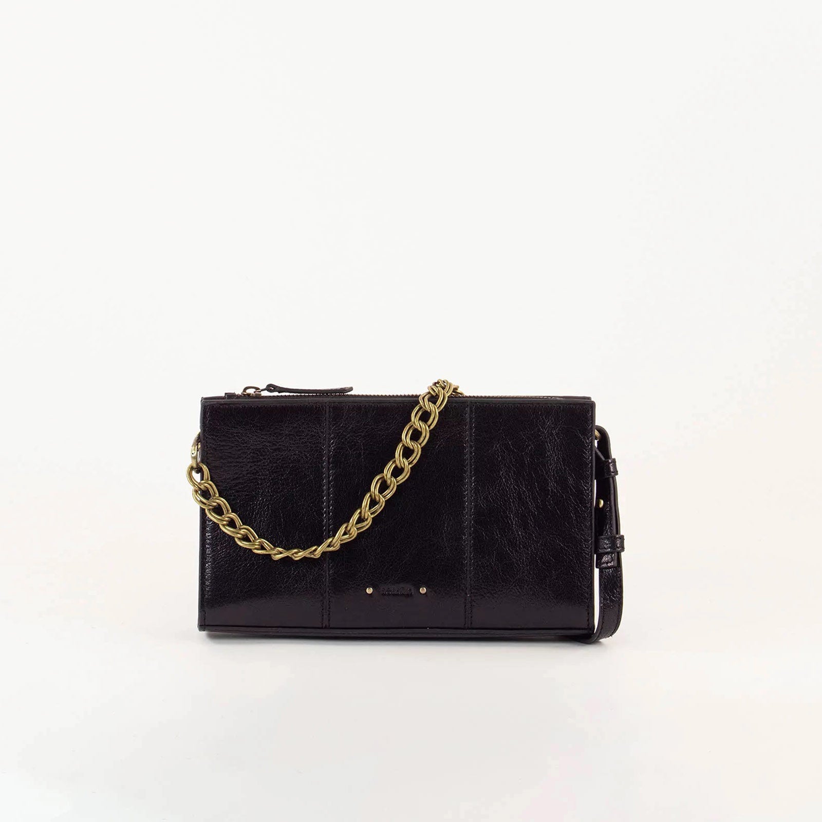 Mini Farawa Leather Bag black