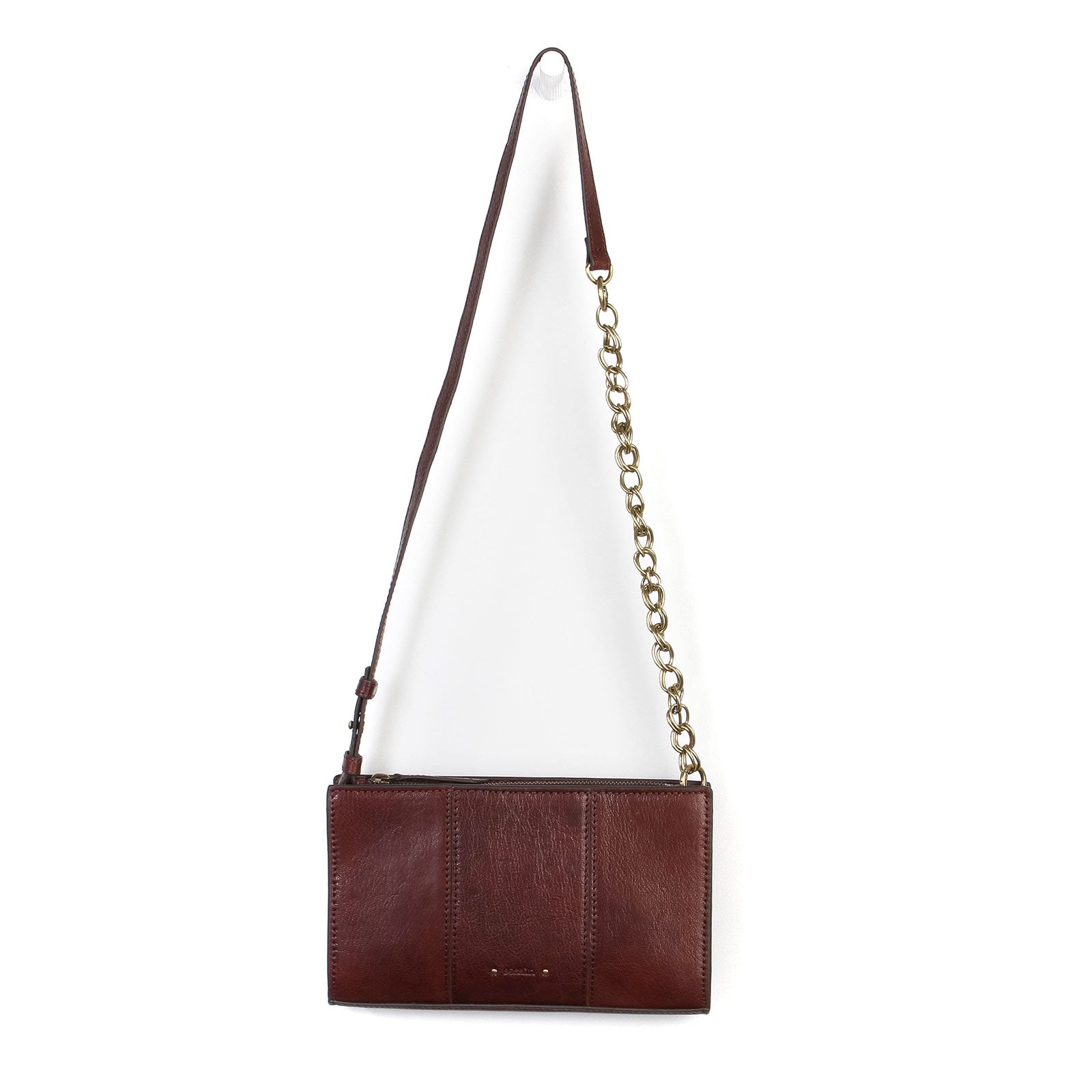 Mini Farawa Leather Bag burgundy