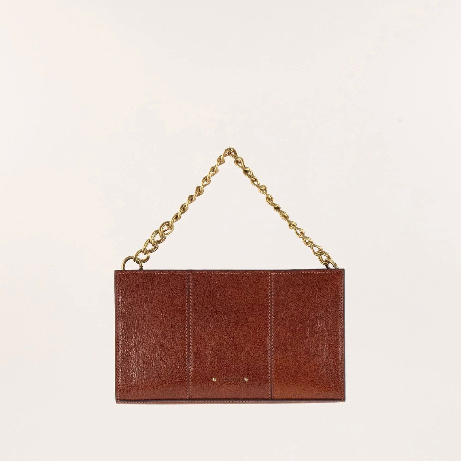 Mini Farawa Leather Bag deep tan