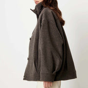 Nariwa Short Coat cinderock