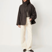 Nariwa Short Coat cinderock
