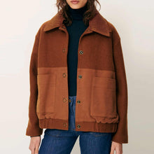 Paopao Boiled Wool Coat bruyère Sessùn