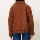 Paopao Boiled Wool Coat bruyère Sessùn