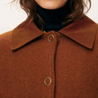 Paopao Boiled Wool Coat bruyère Sessùn