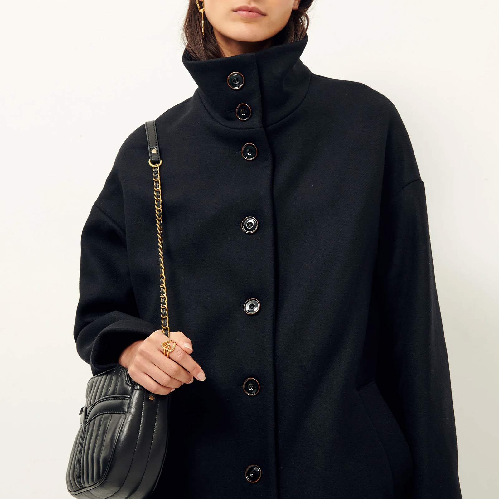 Paradise Coat black Sessùn