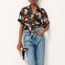 Procida Blouse black hybis Sessùn