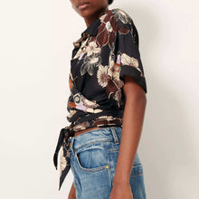 Procida Blouse black hybis Sessùn
