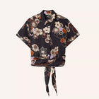 Procida Blouse black hybis Sessùn