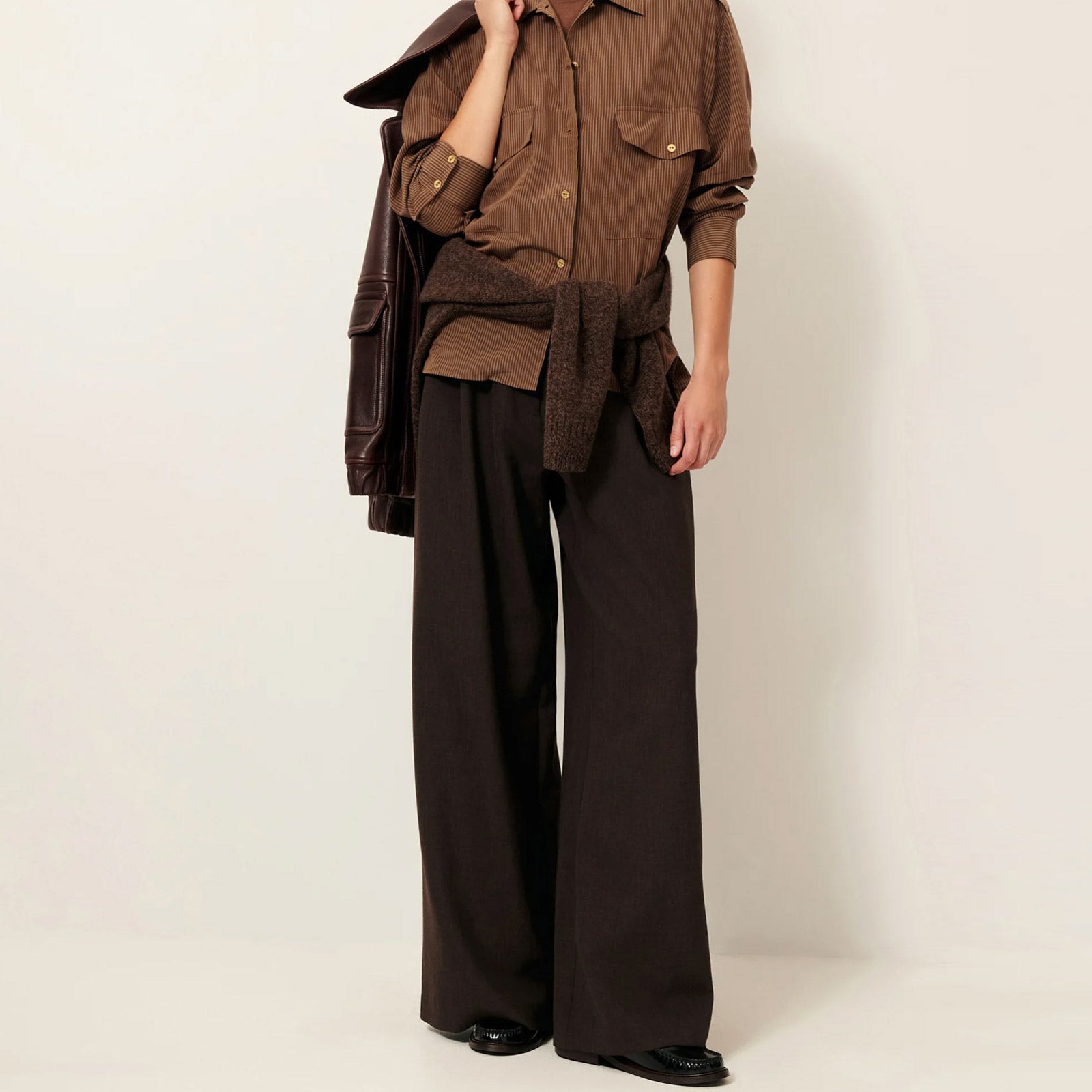 Provenco Pants dark stone Sessùn