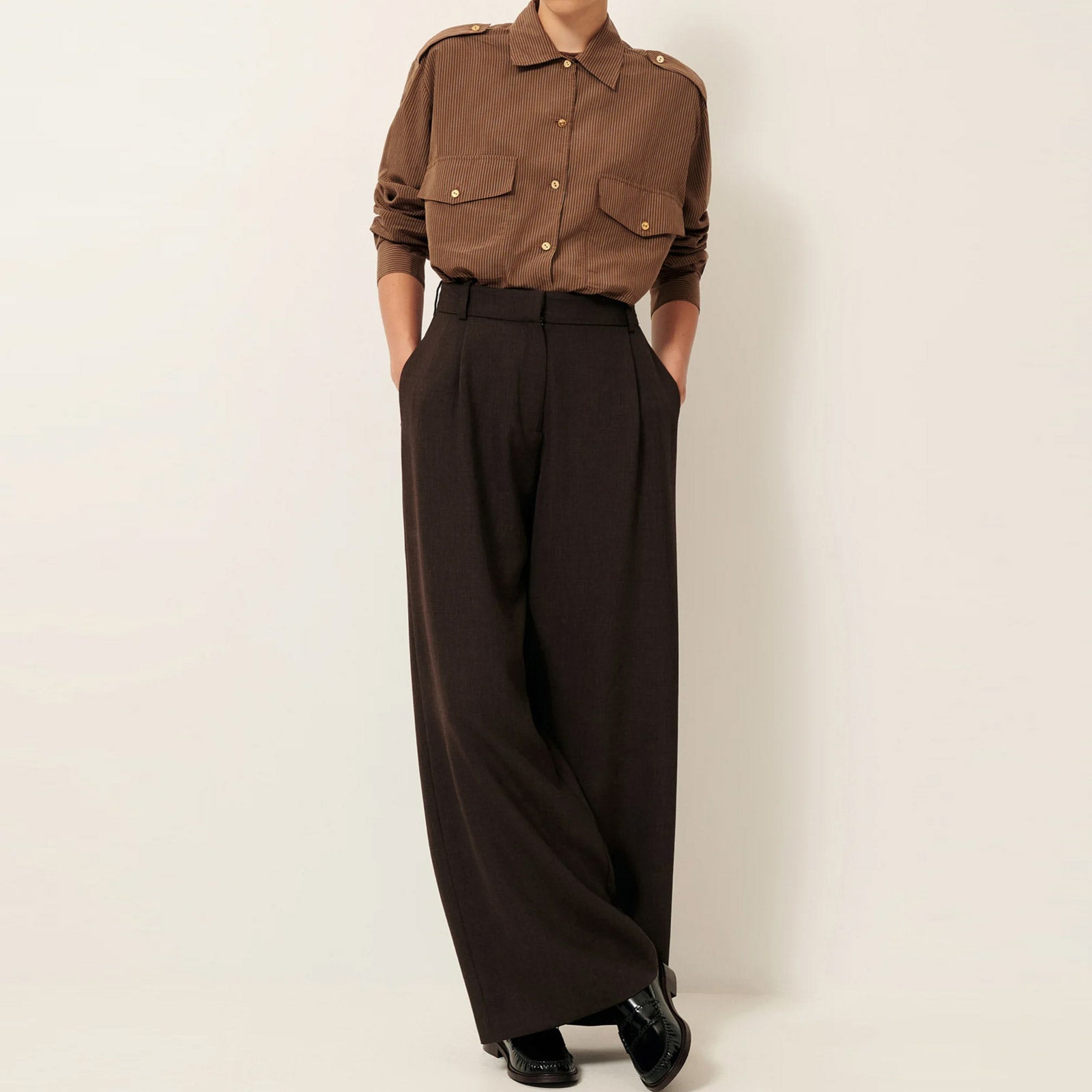 Provenco Pants dark stone Sessùn