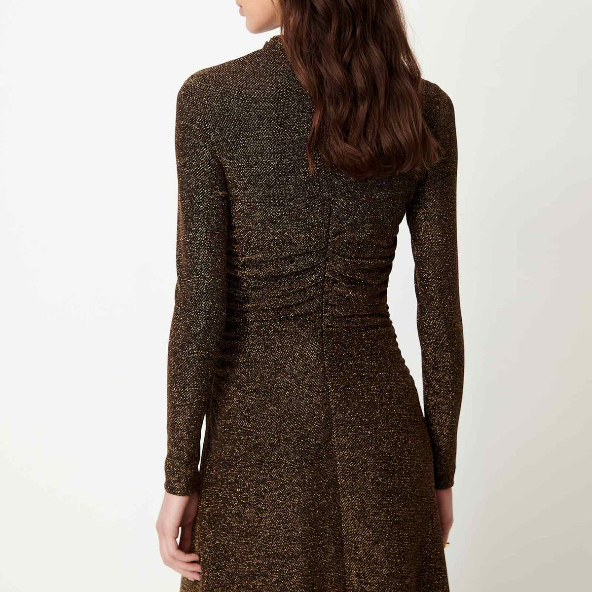 Rita Long Dress night gold