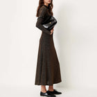Rita Long Dress night gold