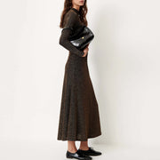 Rita Long Dress night gold