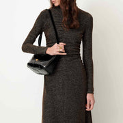 Rita Long Dress night gold