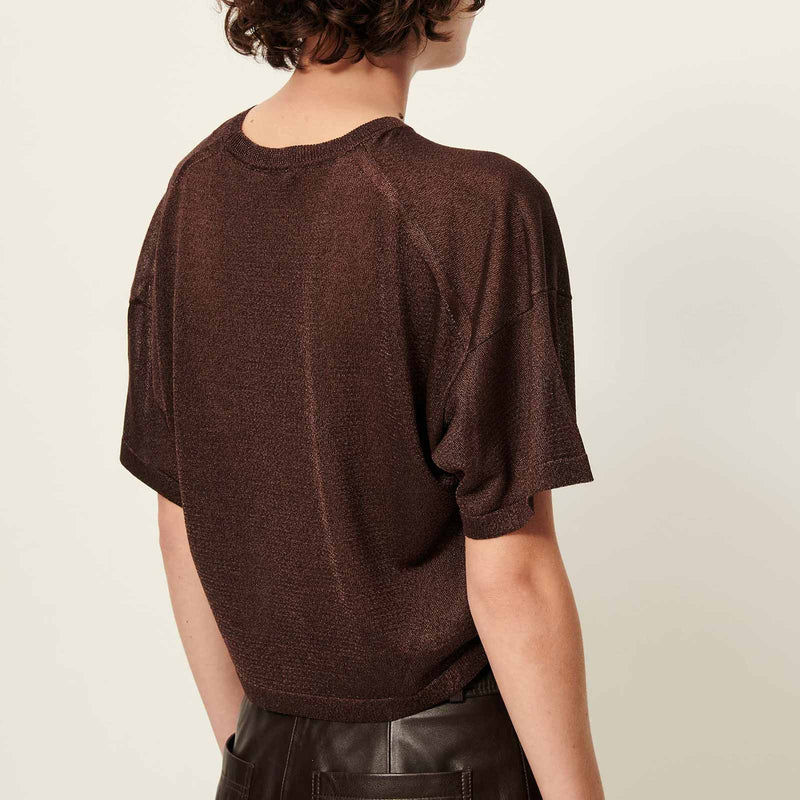 Ronn Knitted Tee Shirt mokaluz Sessùn