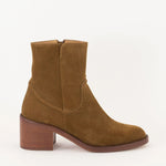 Santalina Leather Boots tobacco suede