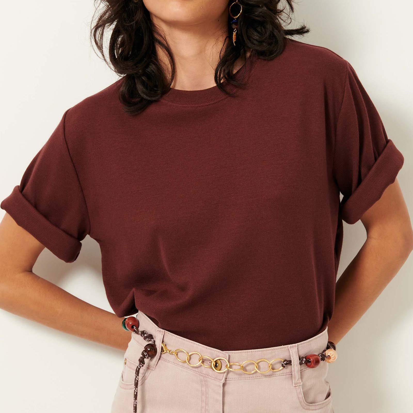 Serge CO Top burgundy