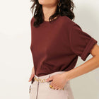 Serge CO Top burgundy