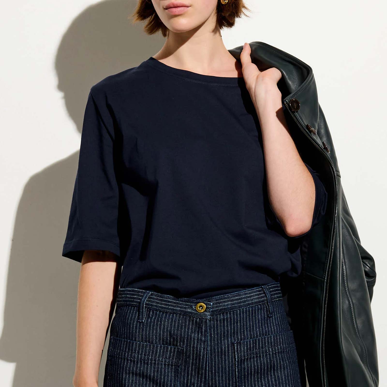 Serge Top navy
