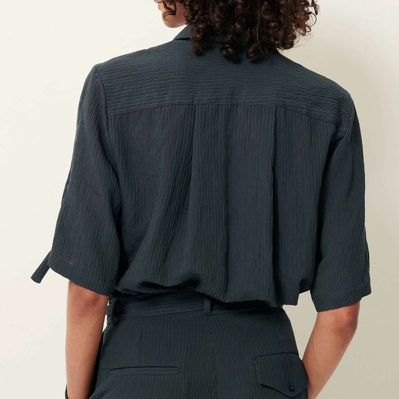 Simonin Shirt smoke green Sessùn