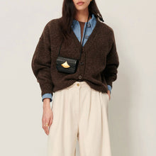 Sweet Monroe Cardigan dark stone Sessùn