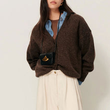 Sweet Monroe Cardigan dark stone Sessùn