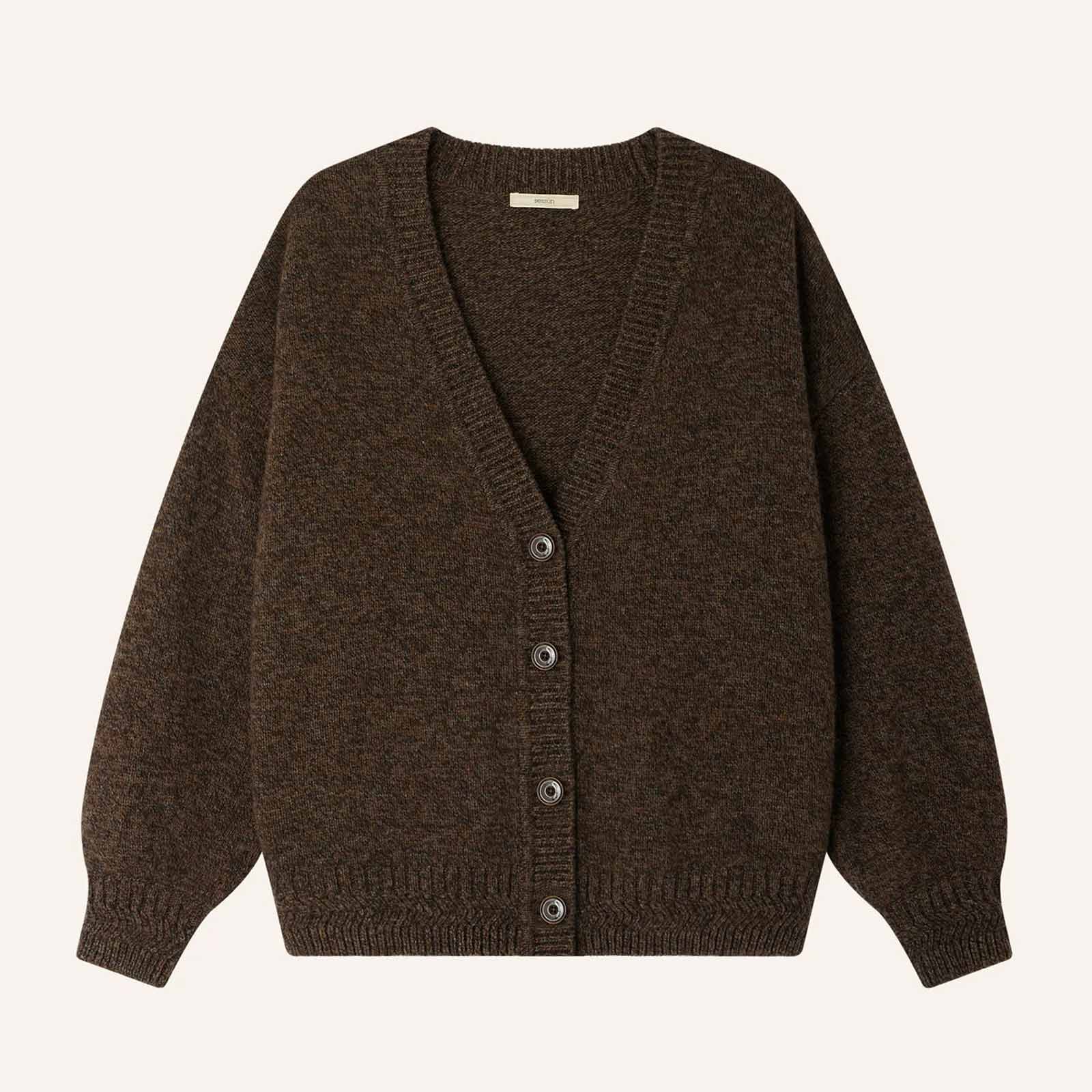 Sweet Monroe Cardigan dark stone Sessùn