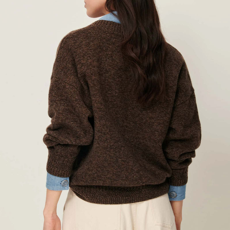 Sweet Monroe Cardigan dark stone Sessùn