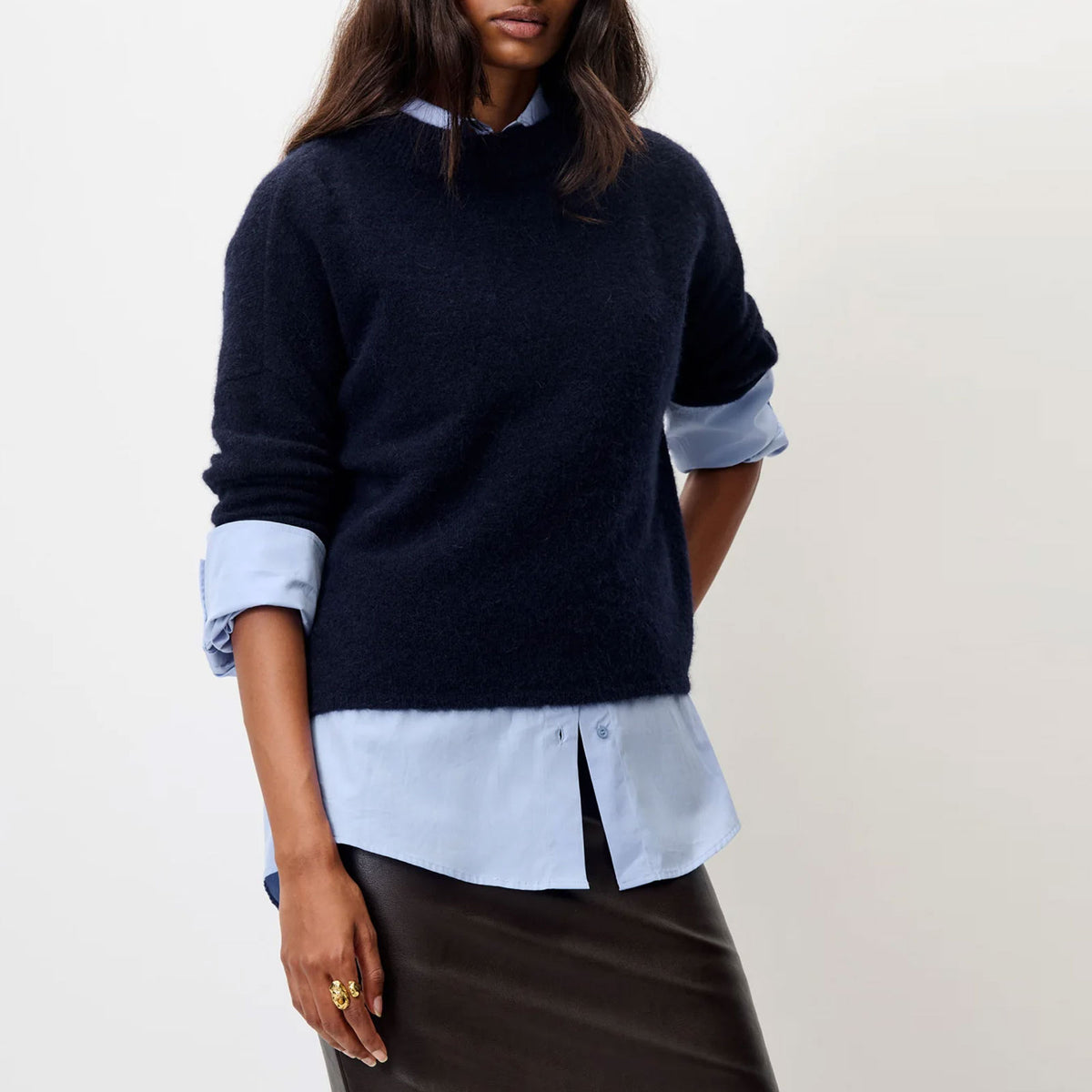 Sweet Monroe Cardigan mood indigo