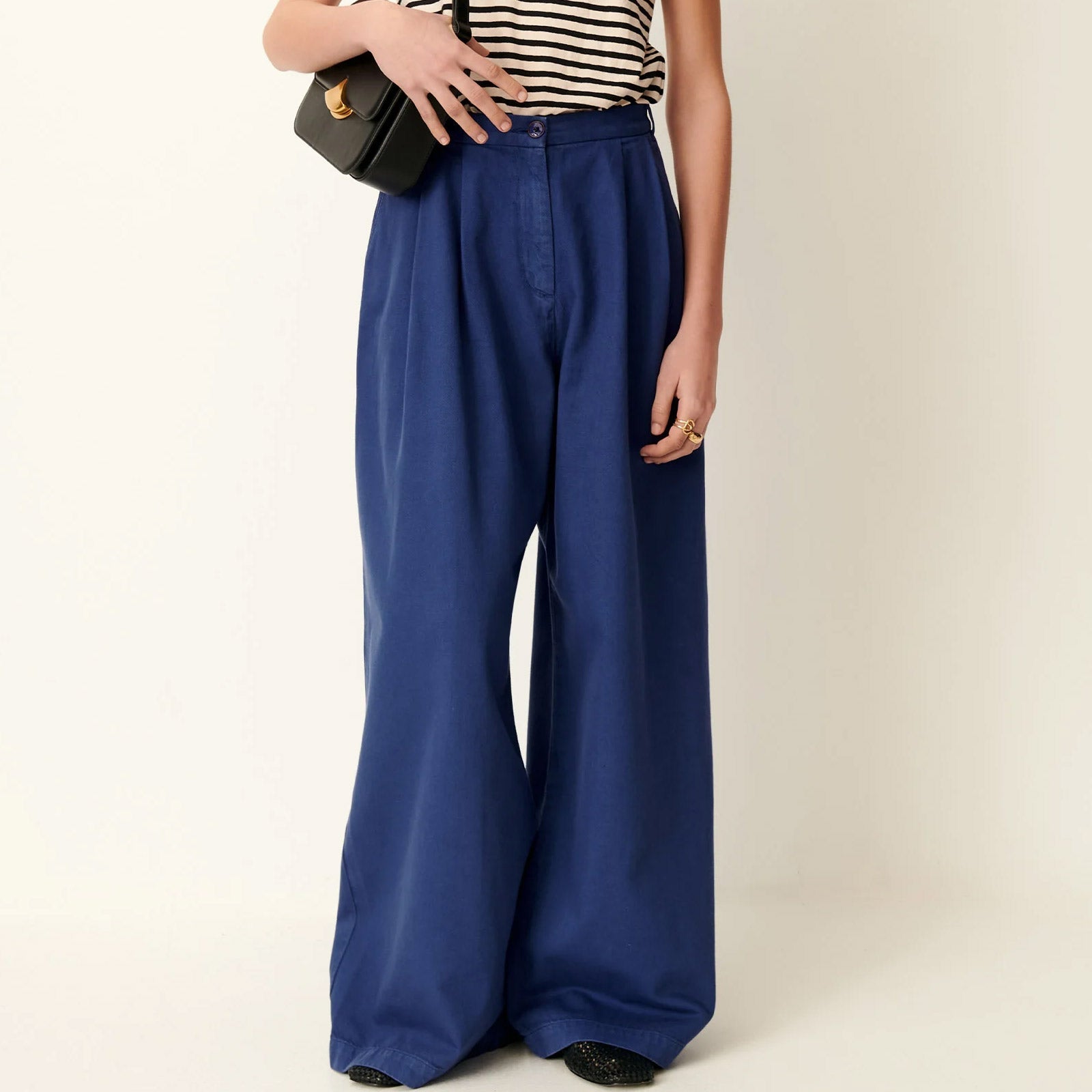 Tamayo Pants blue print Sessùn