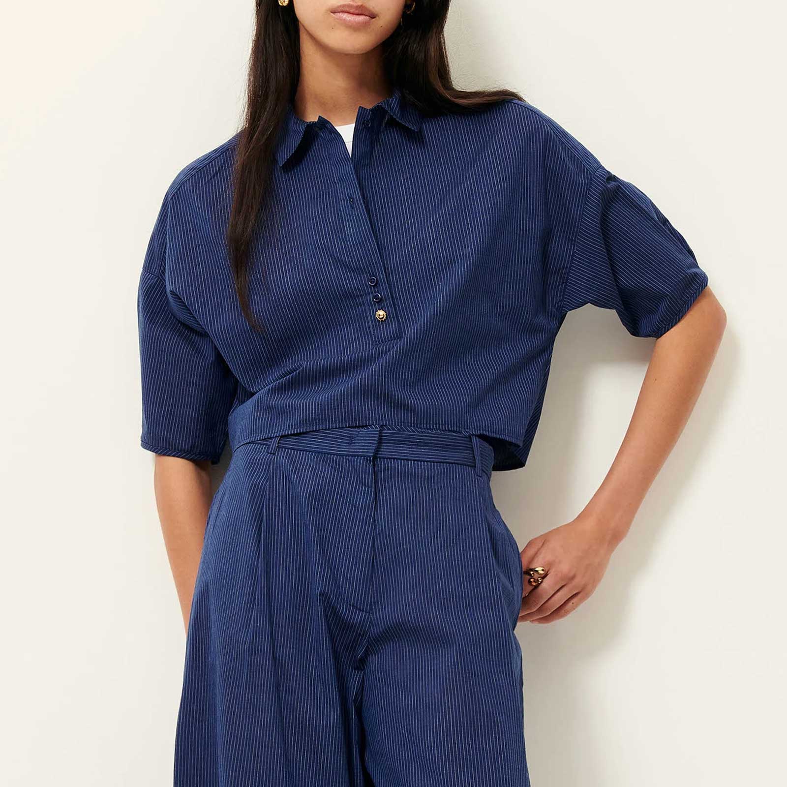 U Shirt blazer blue Sessùn