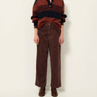 Velvet Cruise Cord Trousers coffea Sessùn
