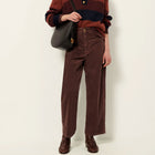 Velvet Cruise Cord Trousers coffea Sessùn