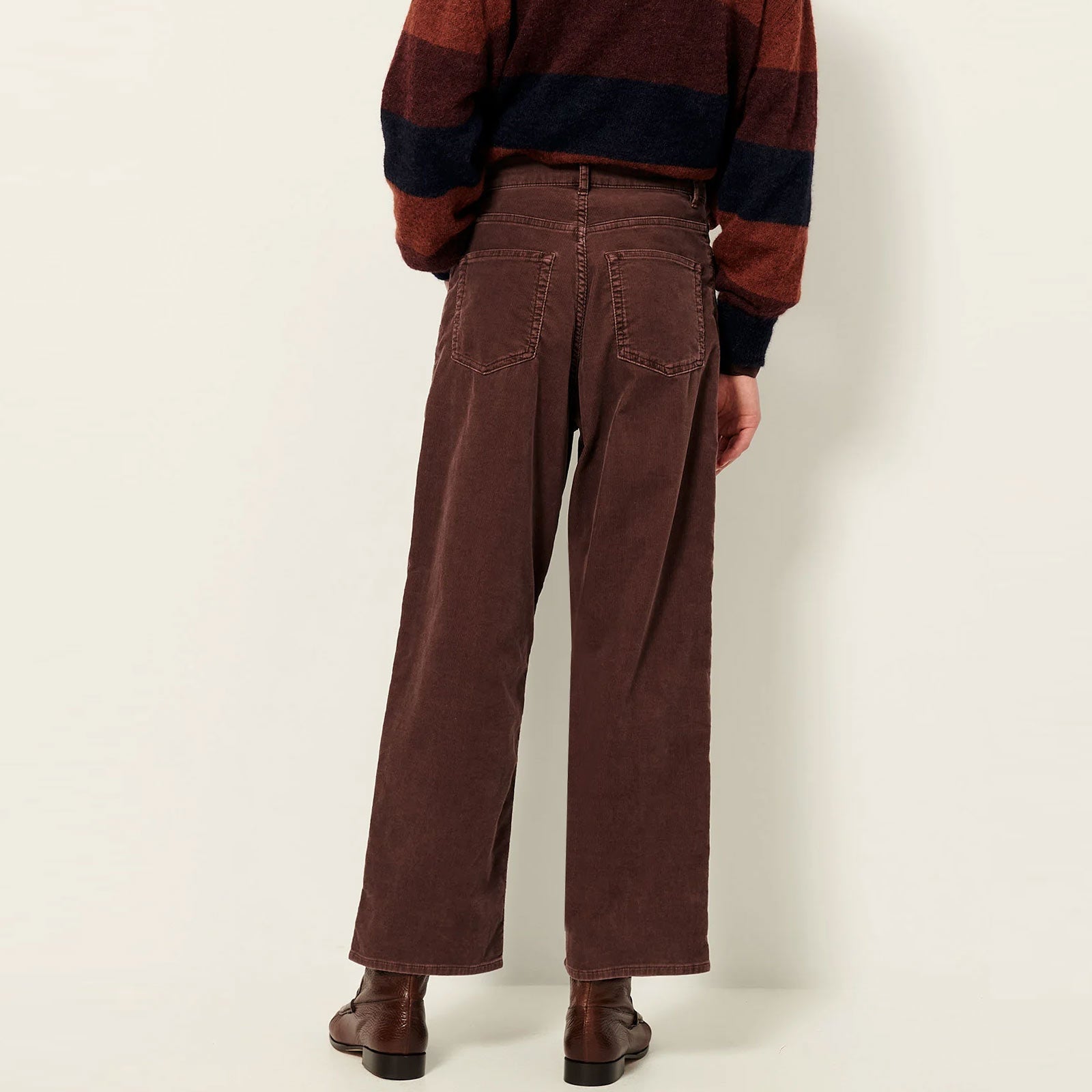 Velvet Cruise Cord Trousers coffea Sessùn