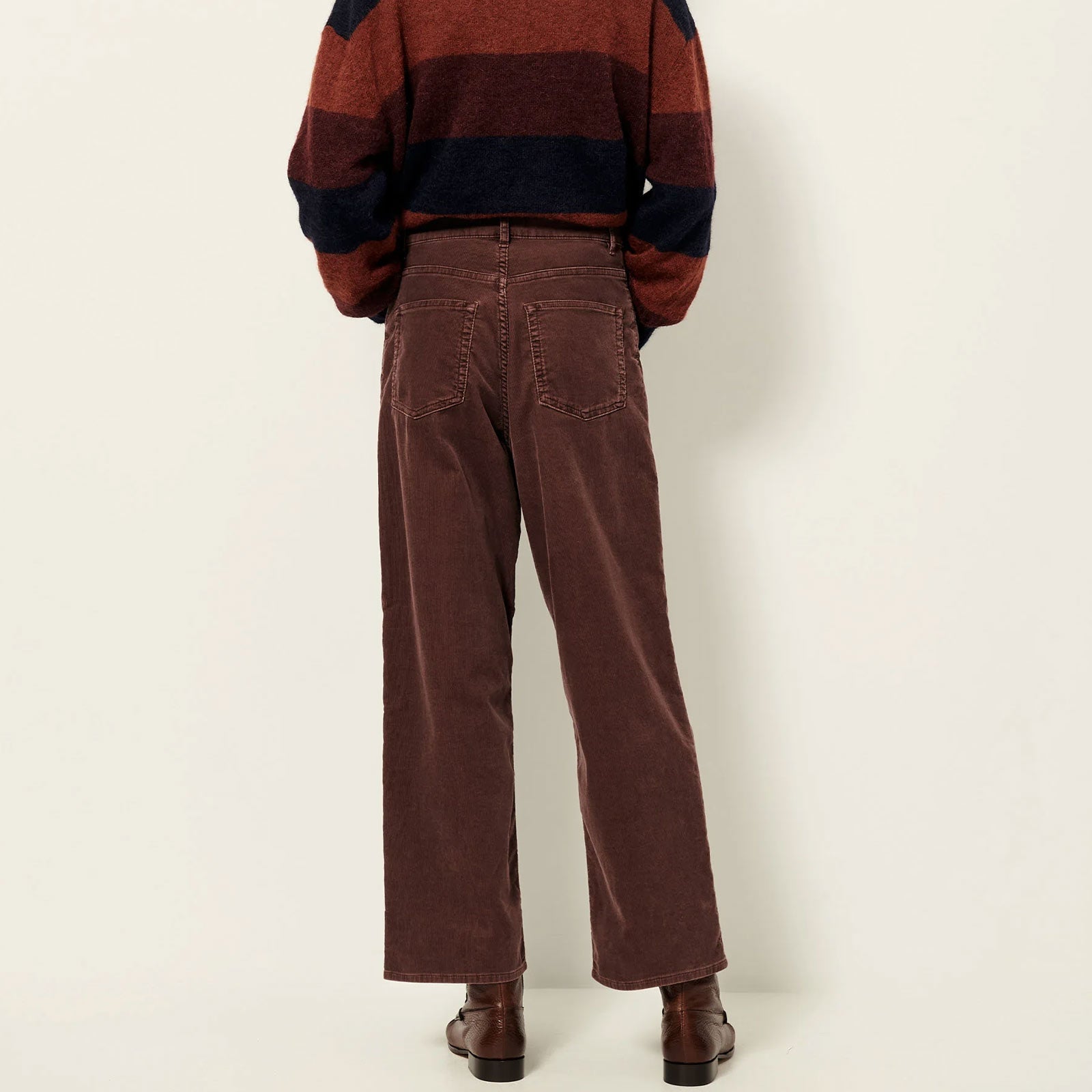 Velvet Cruise Cord Trousers coffea Sessùn