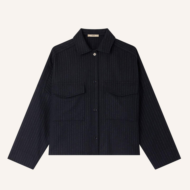 Wiltonia Large Shirt navy/sand Sessùn