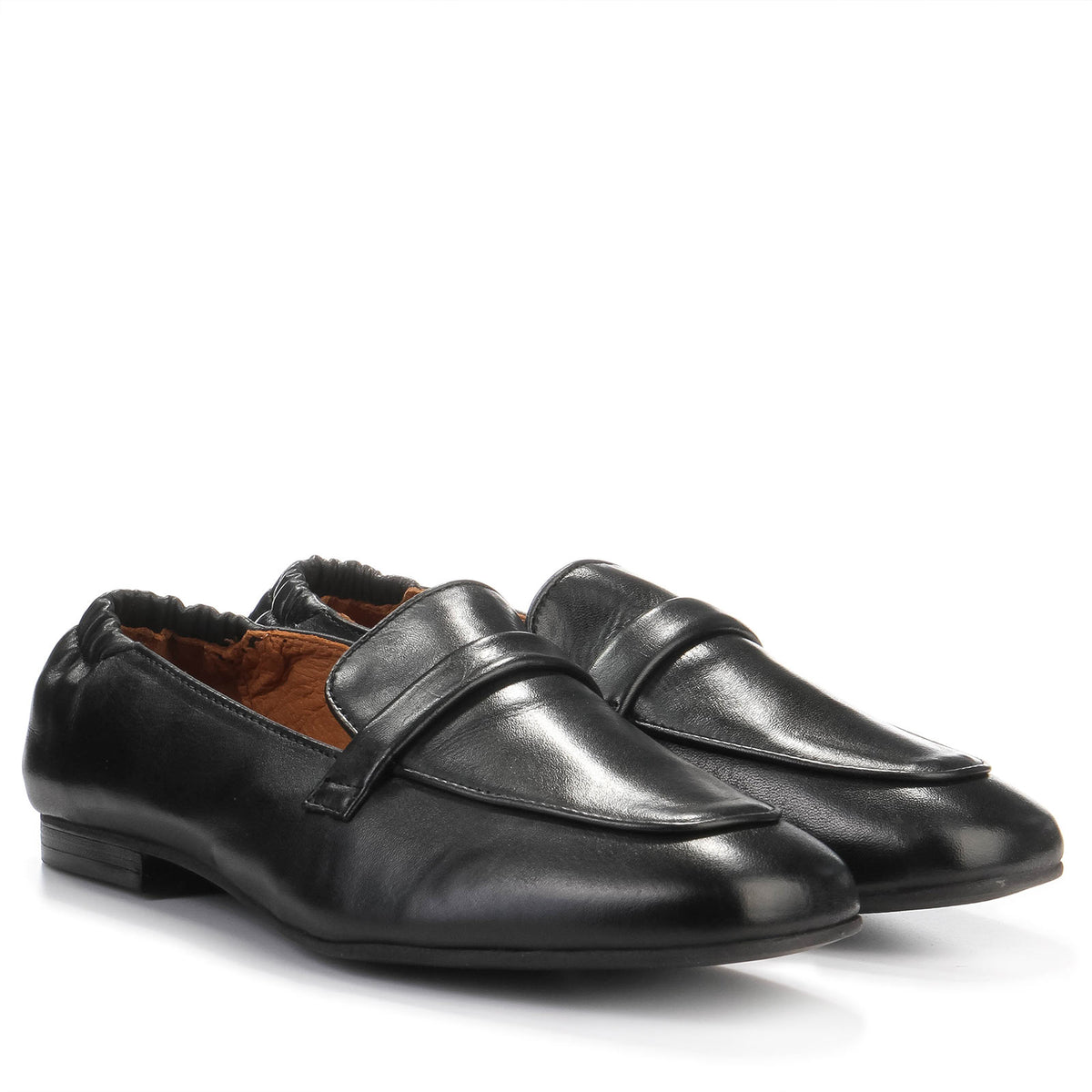 Linnea Leather Ballet Flats black